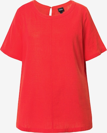 Ulla Popken Blouse in Rood: voorkant