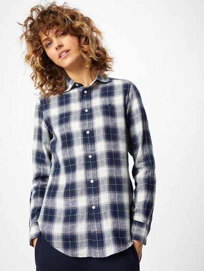 POLO RALPH LAUREN Bluse 'GEORGIA' in navy / weiß, Modelansicht