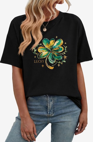 GORHEY Shirt in Zwart: voorkant