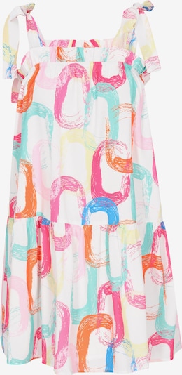 SANIKA Haljina 'Fashion Look' u tirkiz / žuta / roza / bijela, Pregled proizvoda