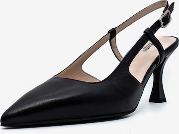 Escarpins à bride arrière 'Pandora' Nero Giardini en noir : devant