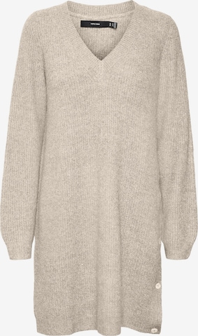 VERO MODA Gebreide jurk 'Tini' in Beige: voorkant