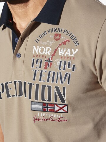 Jan Vanderstorm Shirt 'Erling' in Beige