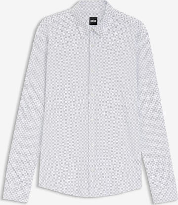 BOSS Slim Fit Hemd in Weiß: Vorderseite