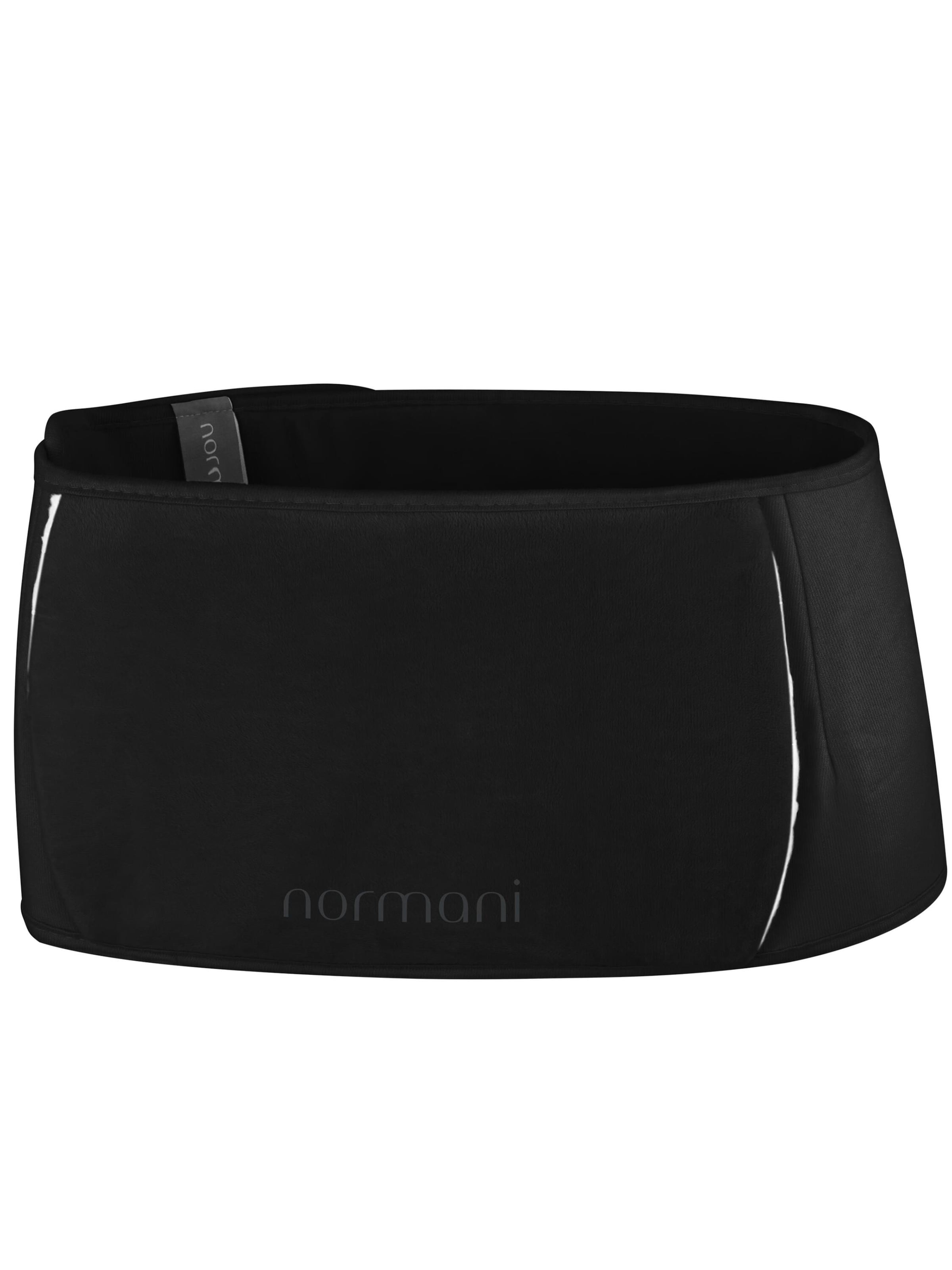 normani Gürtel mit 2 Wärmflaschen 'Newtok' in Schwarz: Vorderseite