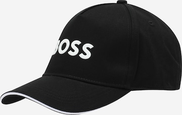 BOSS Kidswear Hat in Black: front