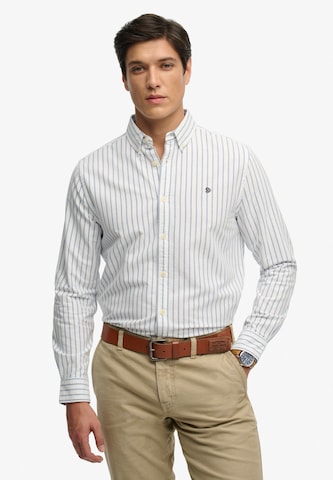Superdry & Co Overhemd in Wit: voorkant