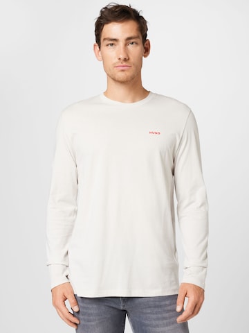 HUGO T-shirt 'Derol 222' i beige: framsida