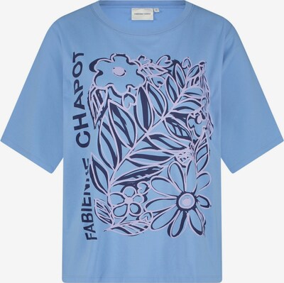 Fabienne Chapot T-shirt en bleu / blanc, Vue avec produit