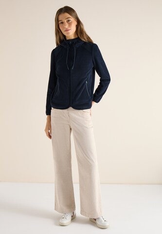 CECIL Fleece Jacket in Blue