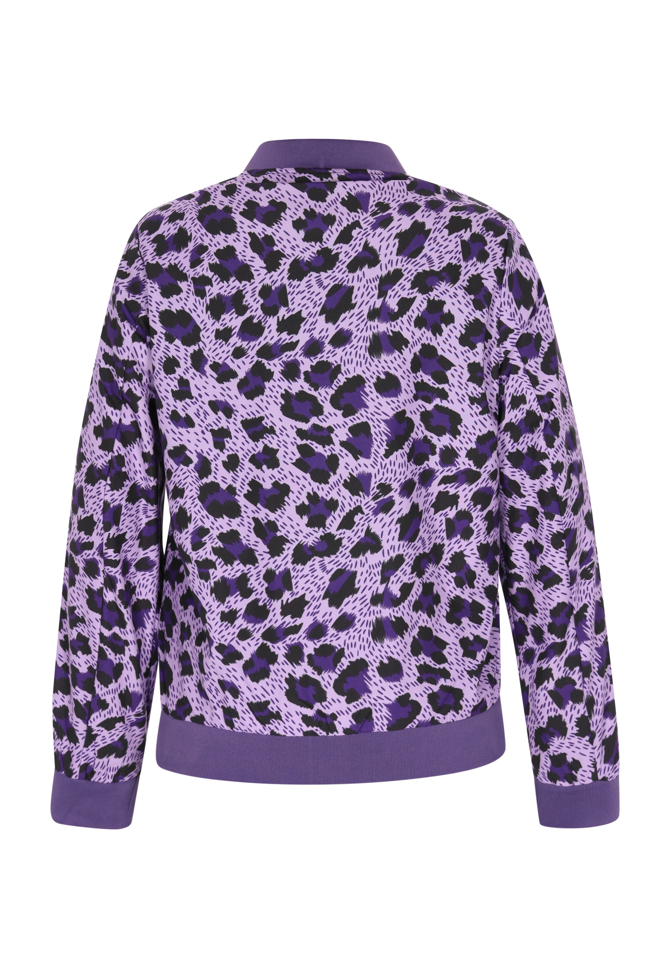 Veste mi-saison swirly en violet