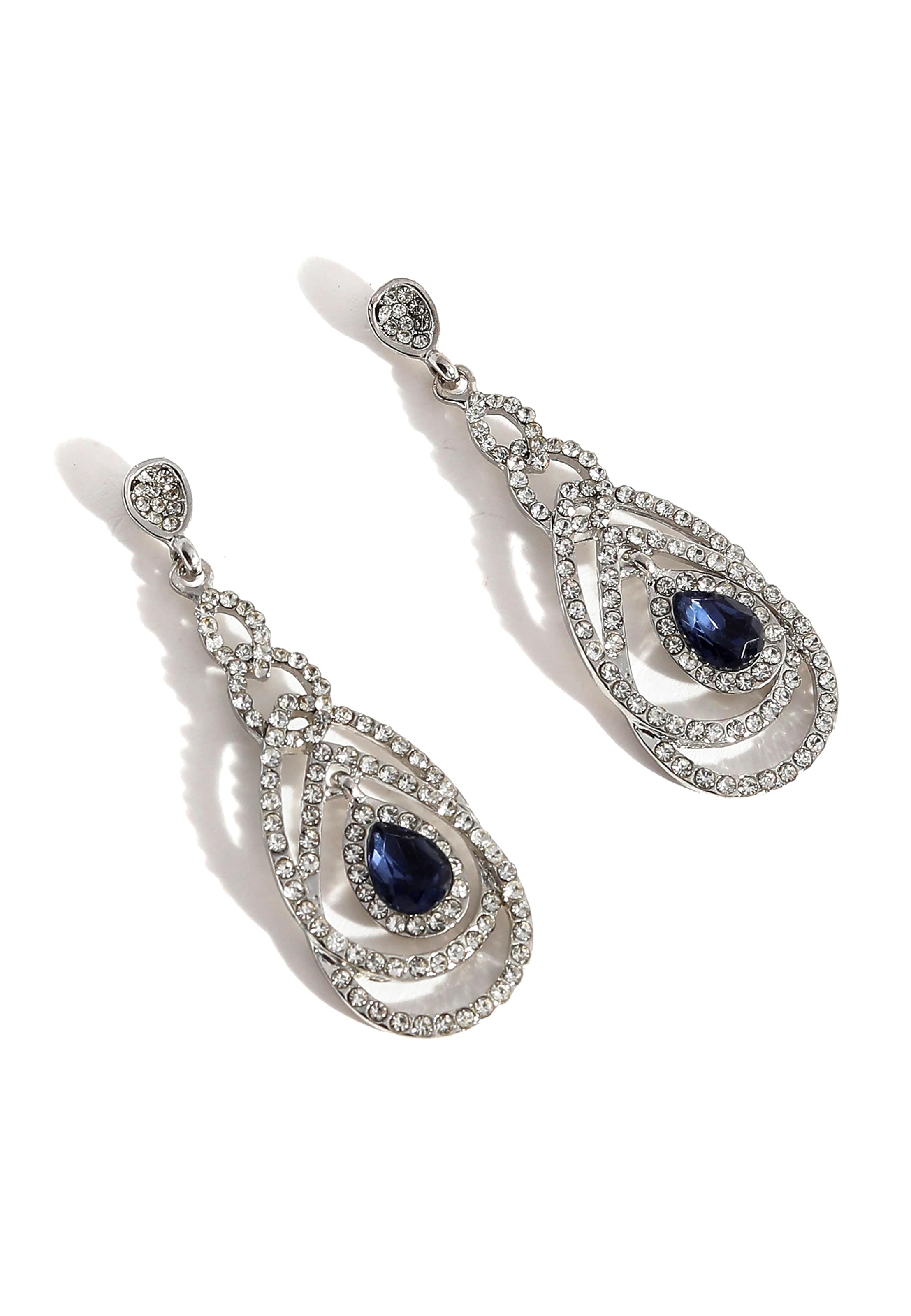 sidabrinė SOHI Auskarai ' Callie ': priekis