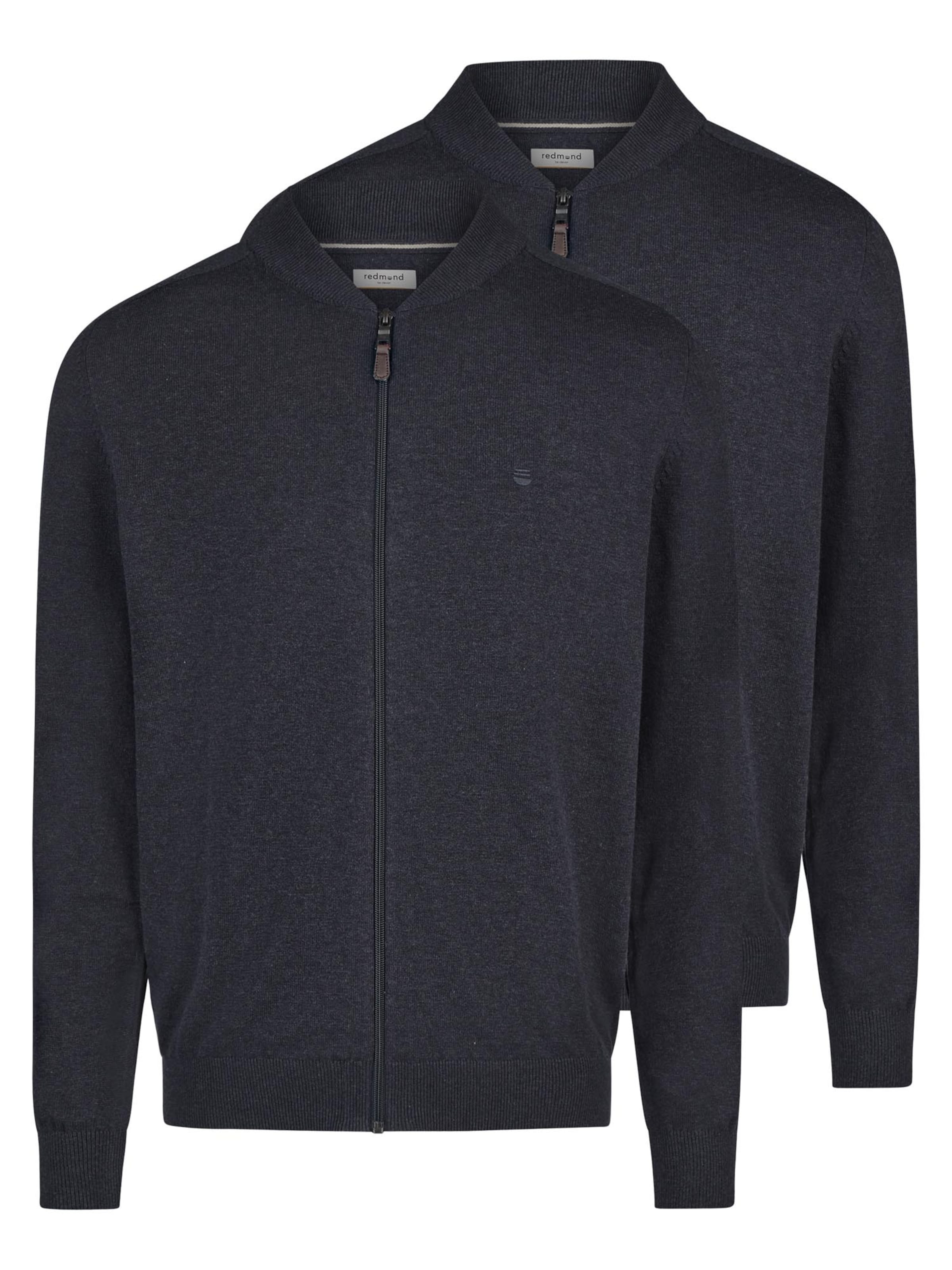 redmond Knit Cardigan 'Basic' in Blue: front