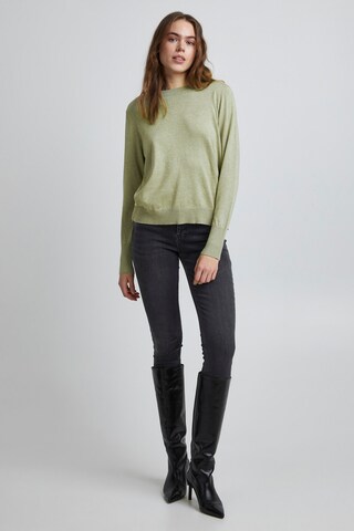 PULZ Jeans Sweater 'SARA' in Green