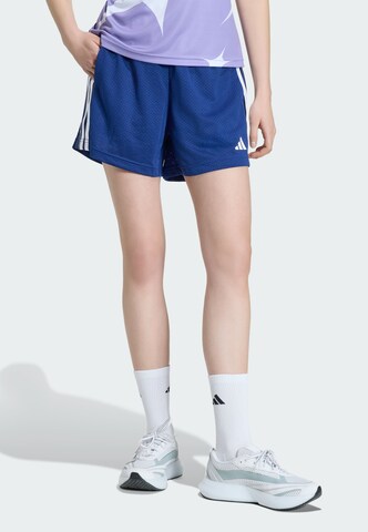 Loosefit Pantalon de sport 'Stadium' ADIDAS SPORTSWEAR en bleu : devant