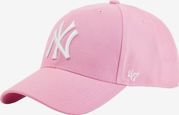 47 Cap '47 Brand New York Yankees MVP' in Pink: front