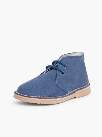 Pisamonas - Botas en azul: frente