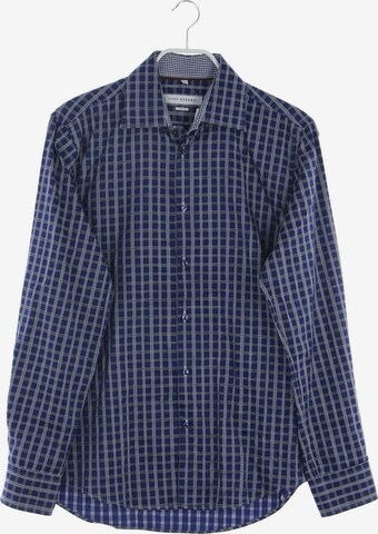 YVES GERARD Button Up Shirt in M in Blue: front