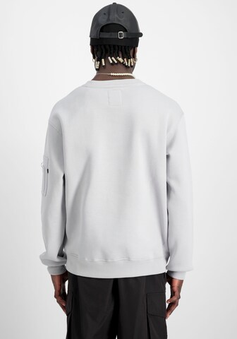 ALPHA INDUSTRIES Sweatshirt in Grey