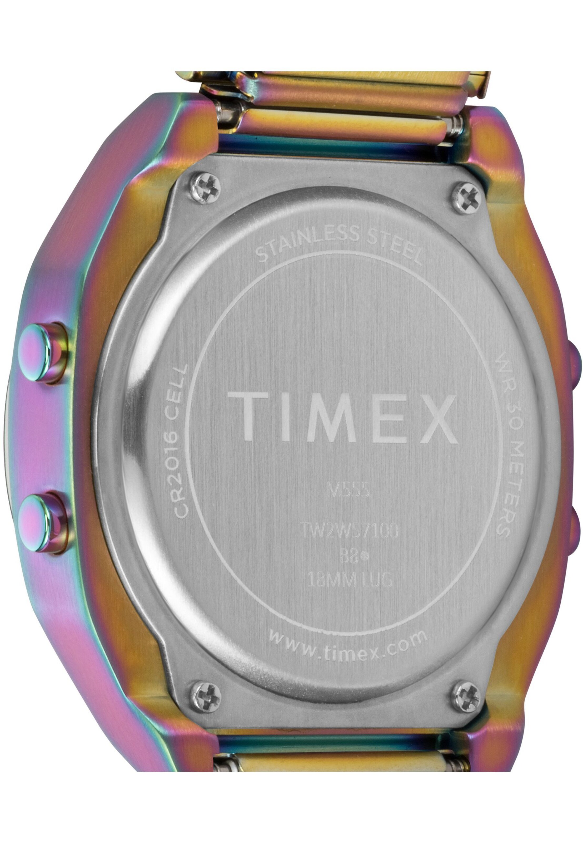 TIMEX Digital Watch 'Timex 80' in Purple