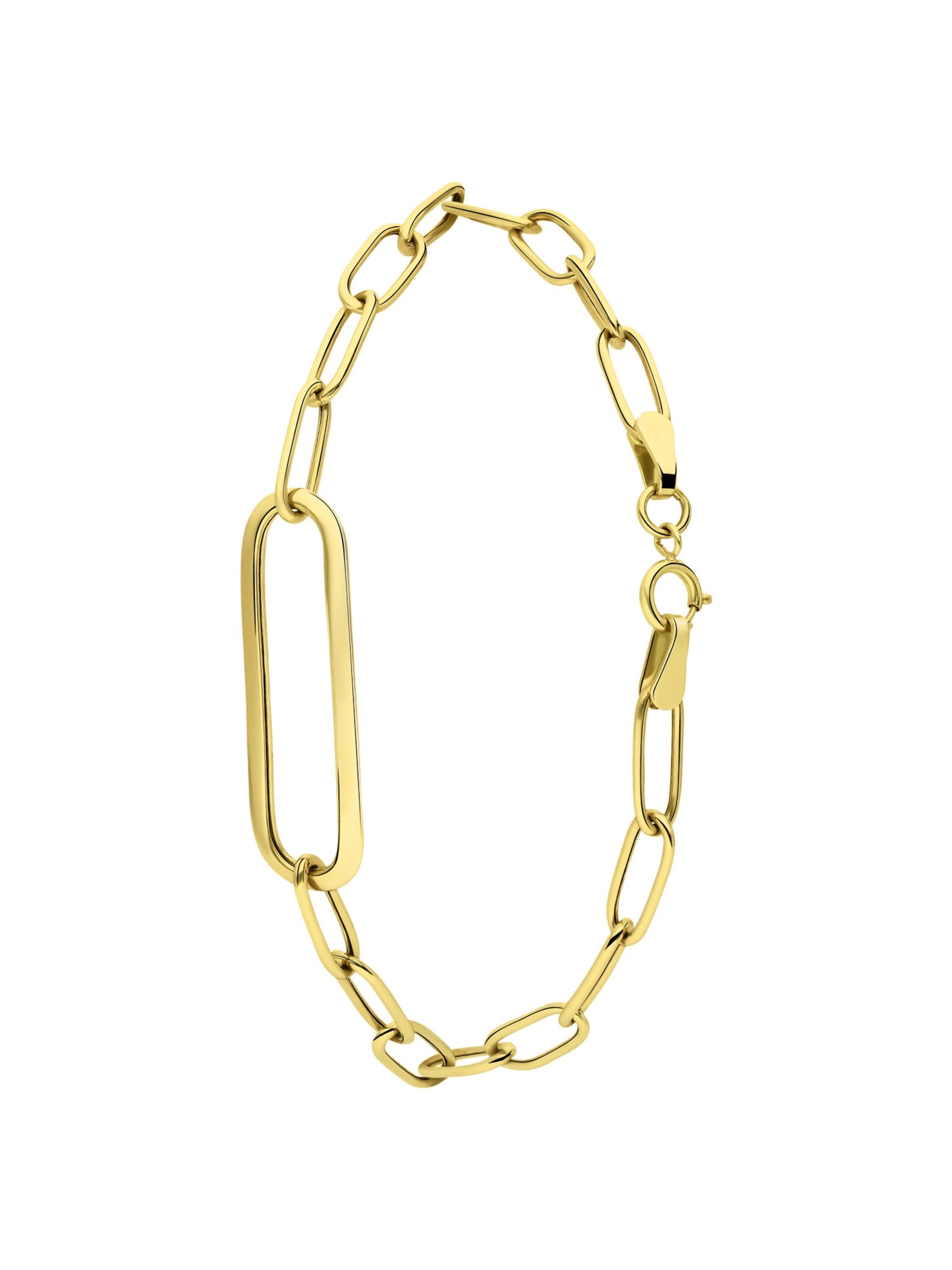 Lucardi Armband 'Chic' in gold, Produktansicht