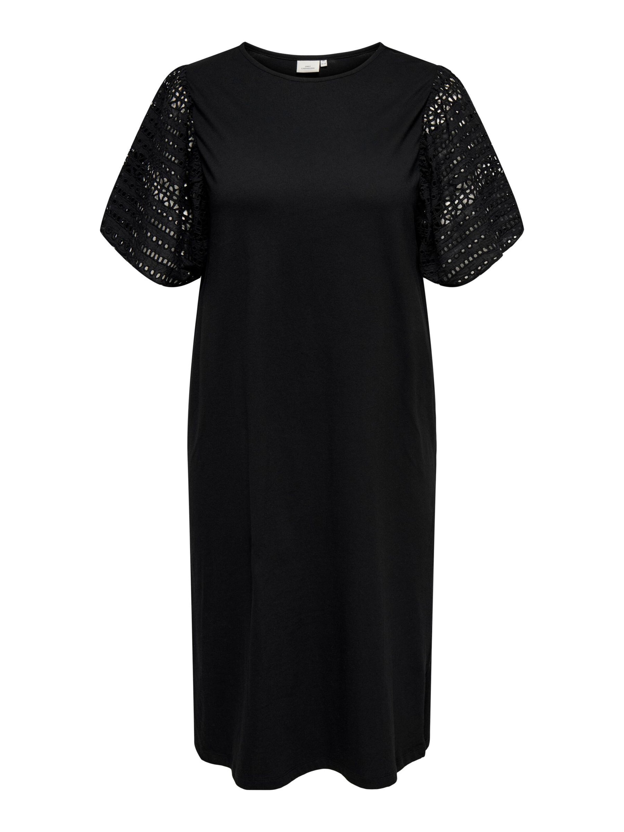 ONLY Carmakoma - Vestido 'CARHappy' en negro: frente