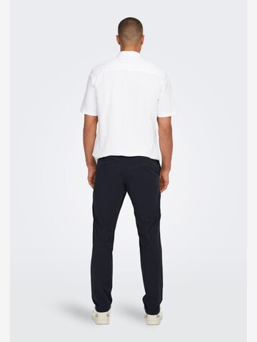 Only & Sons Regular Broek in Blauw