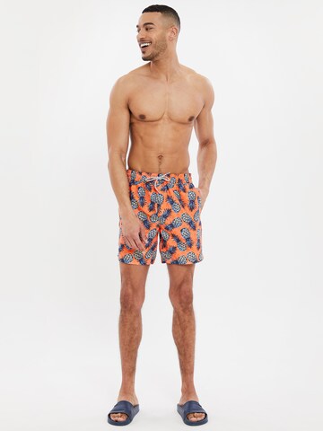 Maillot de bain de sport 'Allerton' Threadbare en orange