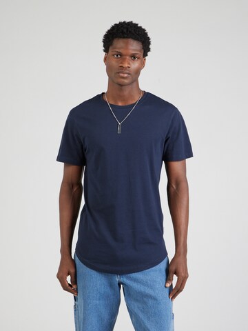 Coupe regular T-Shirt 'ONSMATT' Only & Sons en bleu : devant