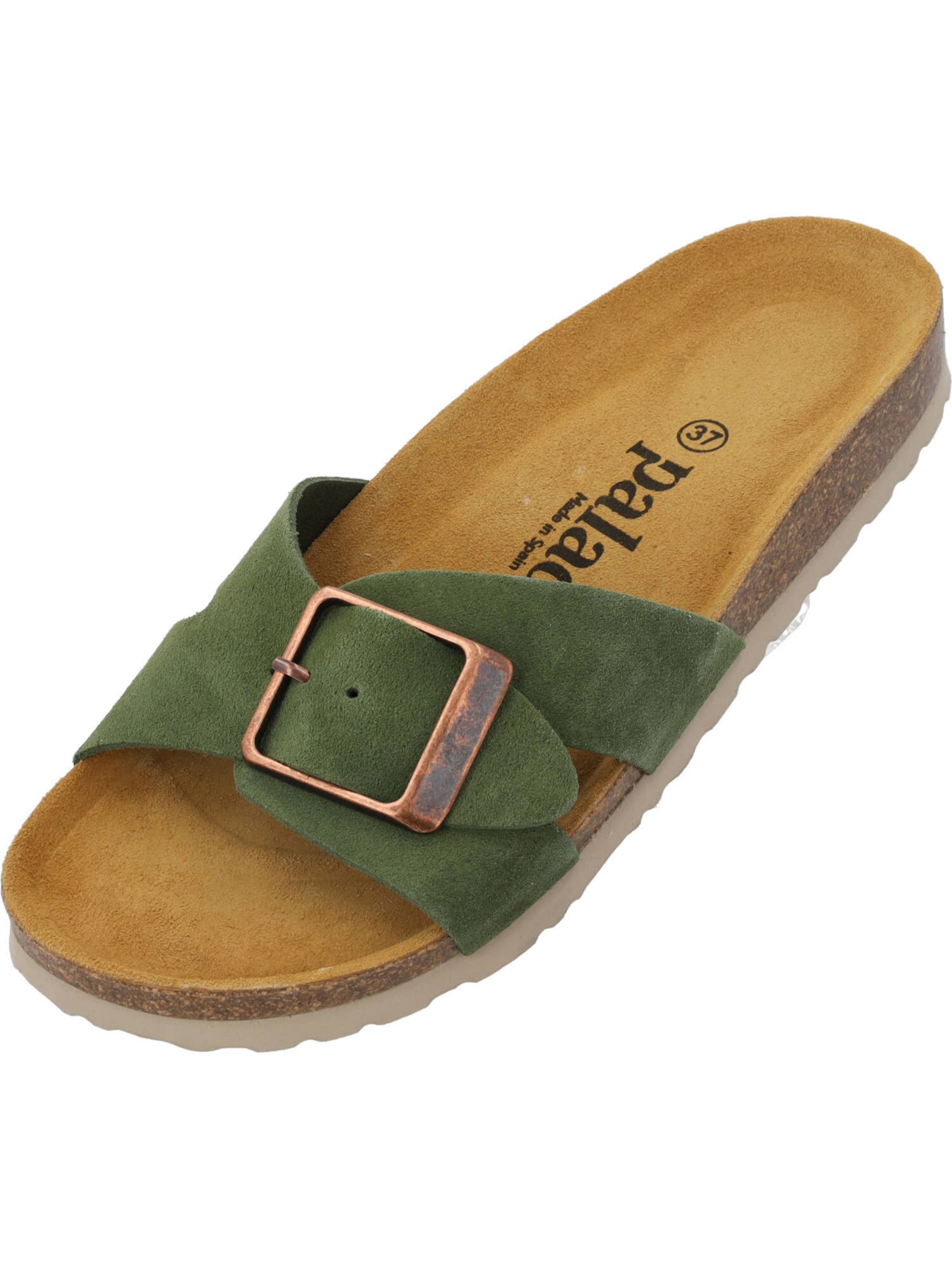 Palado Pantolette 'Tinos' i grön: framsida