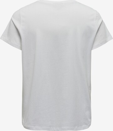 ONLY Carmakoma - Camiseta 'Kiti' en blanco