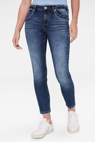 SENSES.THE LABEL Slim fit Jeans in Blue: front