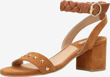 MEXX Sandalen met riem in Bruin: voorkant