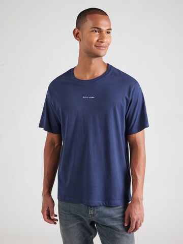mėlyna Pepe Jeans Marškinėliai: priekis