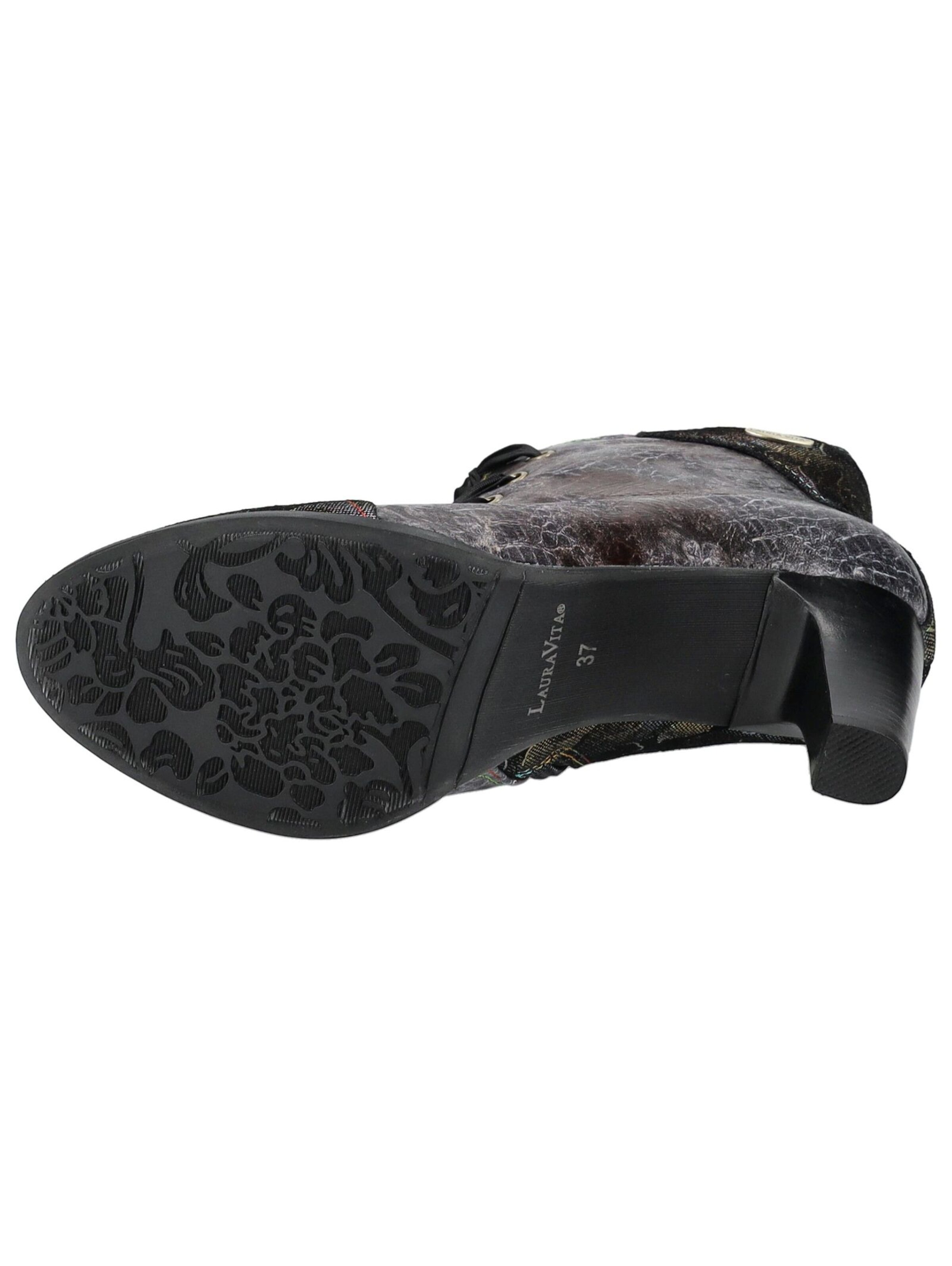 Laura Vita Schnürstiefelette in Schwarz