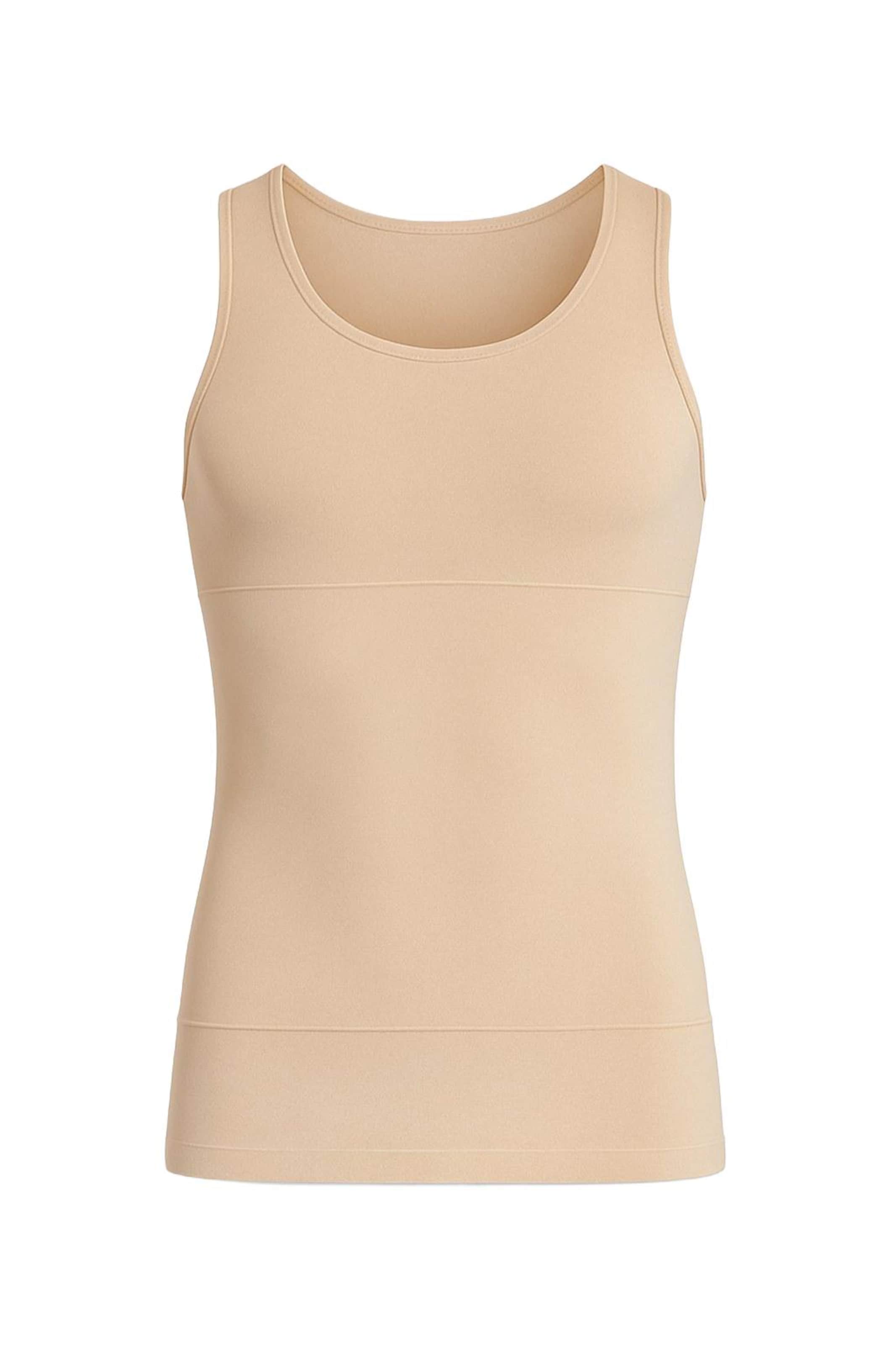 Maillot de corps Blackspade en beige : devant