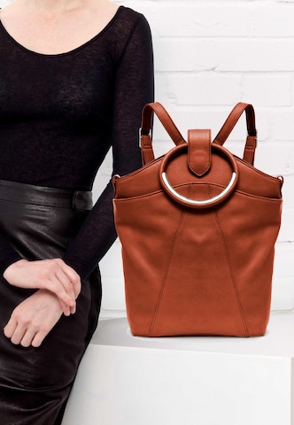 Gretchen Rucksack 'Maple Metal Backpack' in Braun: Vorderseite