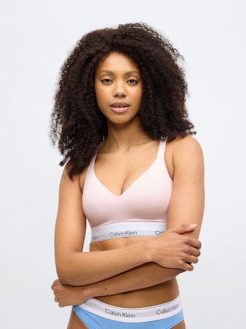 Calvin Klein Underwear Bustier BH in Roze: voorkant