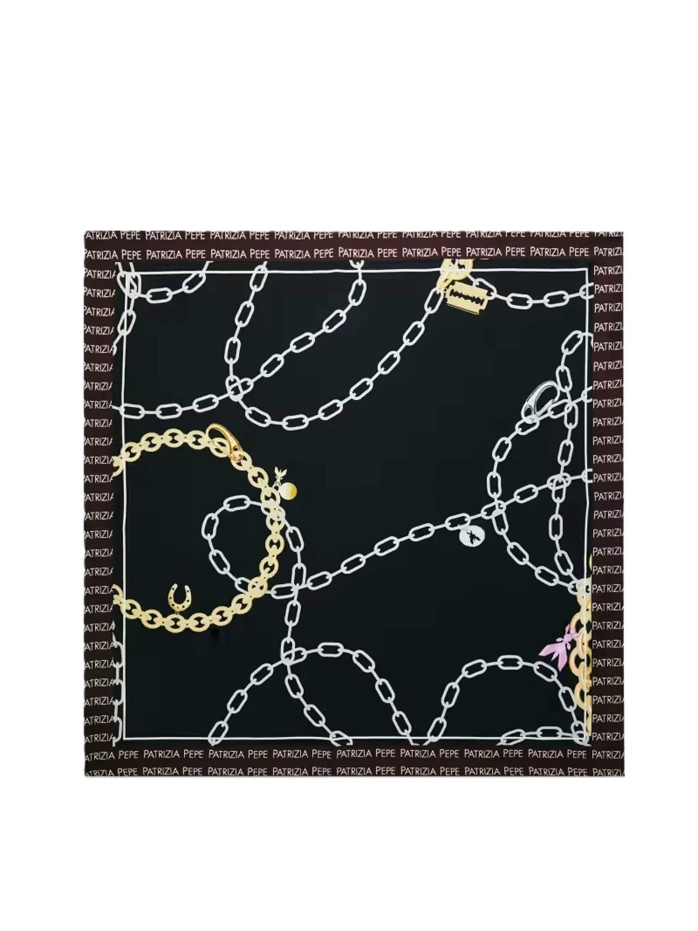 PATRIZIA PEPE Scarf in Black: front