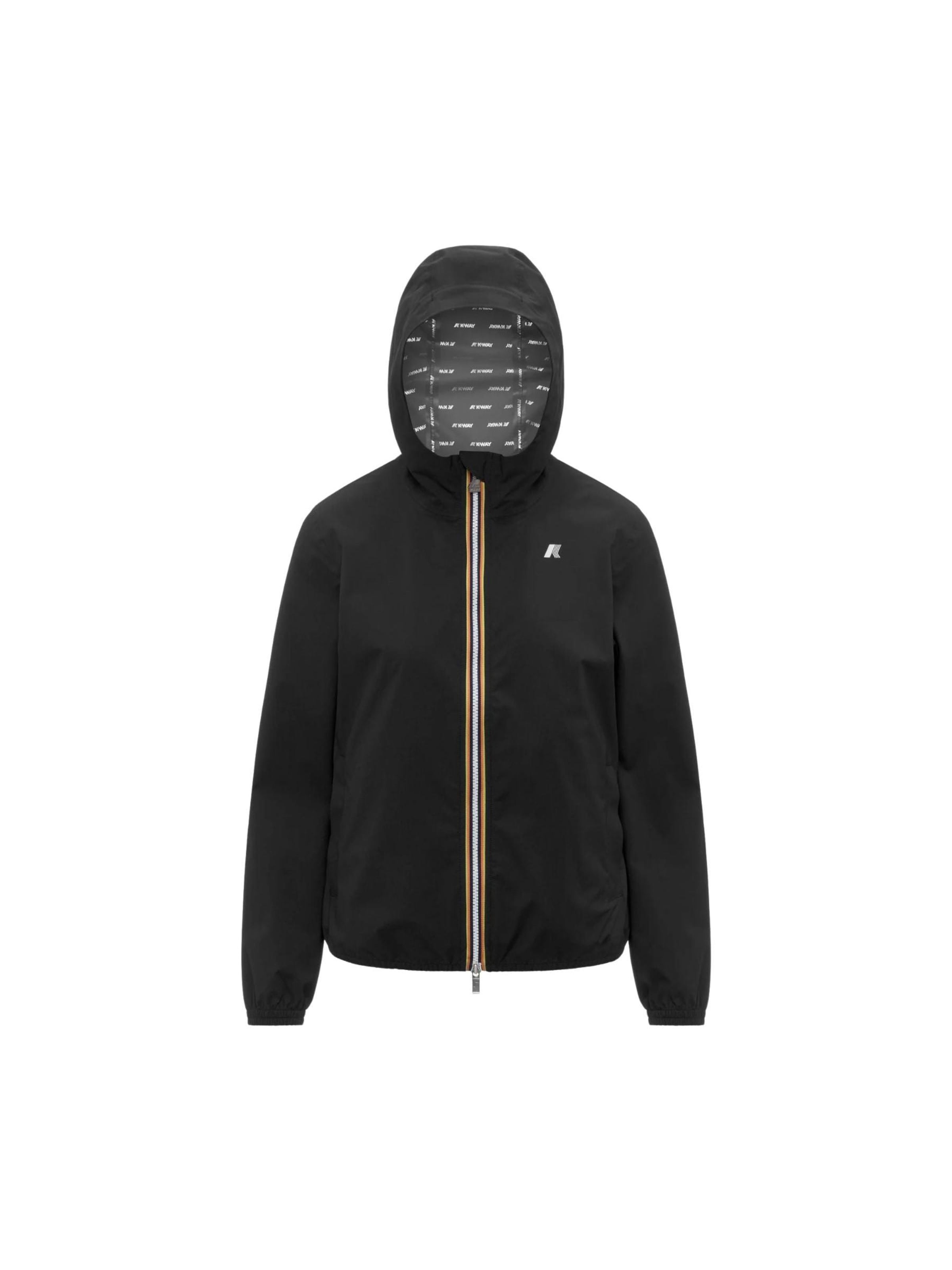 Veste mi-saison 'K-WAY LIL 2.0 STRETCH DOT GIUBBINO' K-Way en noir : devant