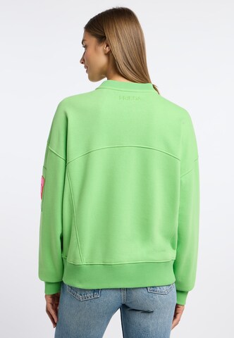 Frieda & Freddies NY Bomberjacke Sweat Jacket in Grün