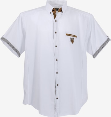 Coupe regular Chemise '1128 Übergrößen' Lavecchia en blanc : devant