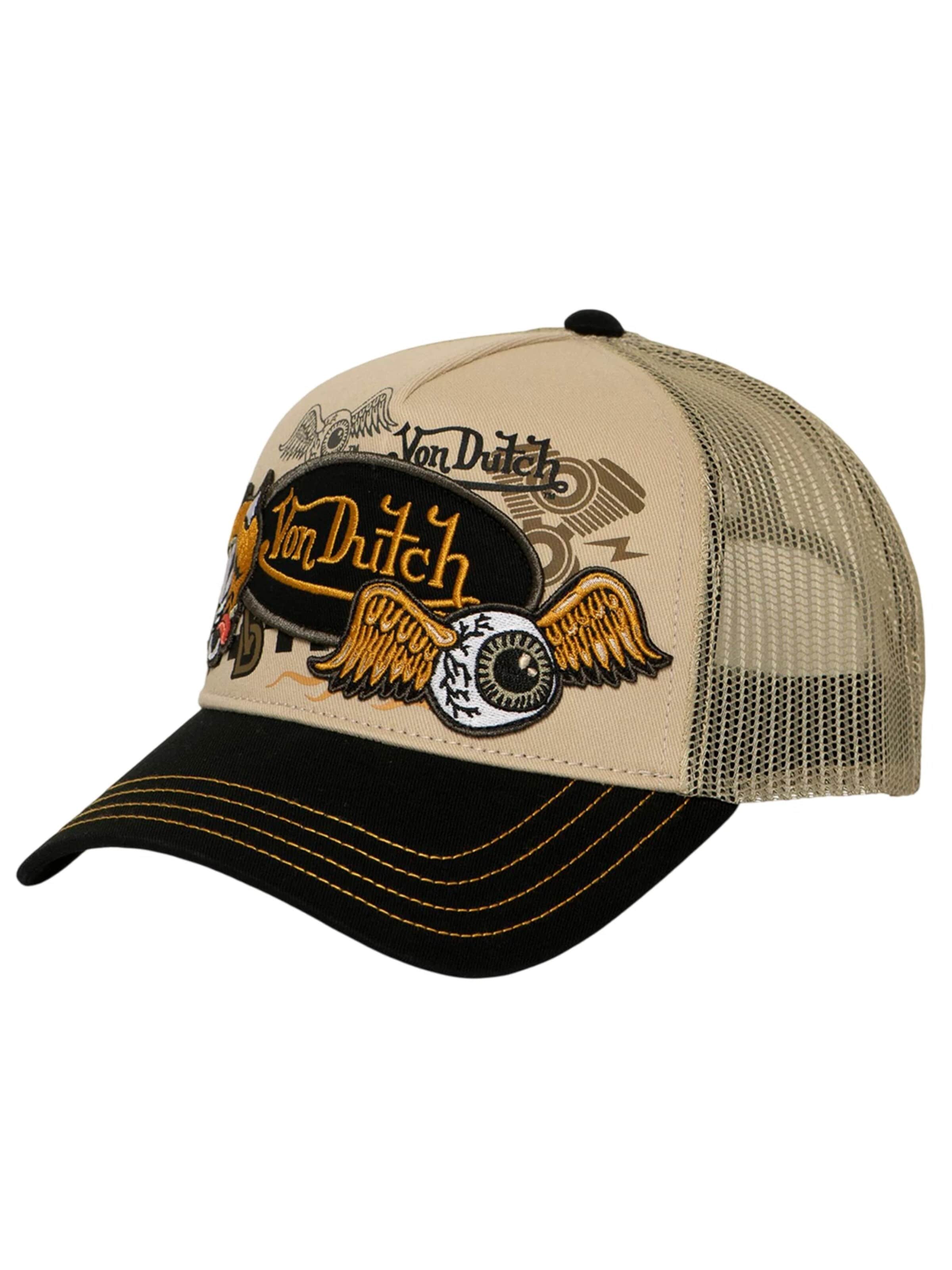 Von Dutch Cap 'Patches' in 54-64 in Beige, Item view