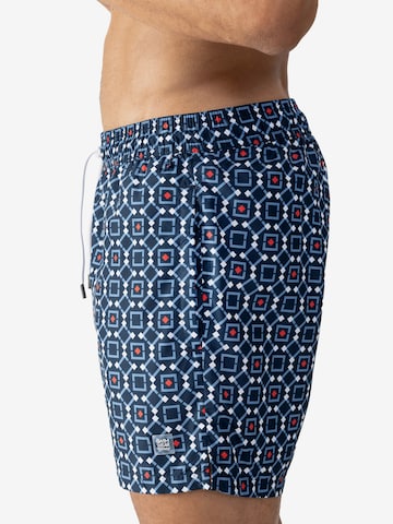 Mey Board Shorts 'Serie Tile' in Blue