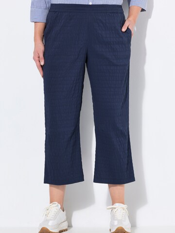 Ulla Popken Loose fit Trousers in Blue: front