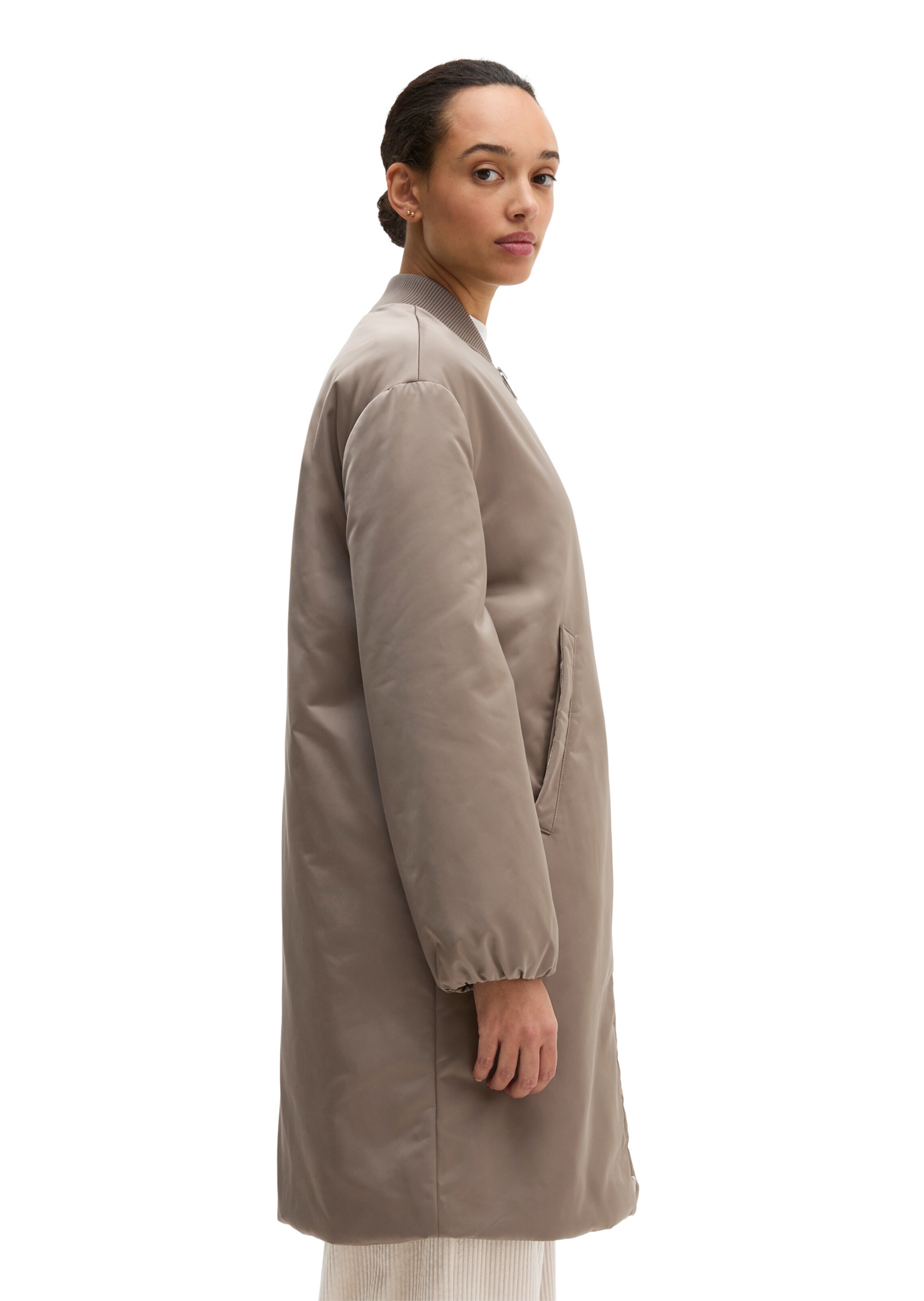 Marc O'Polo Between-Seasons Coat in Brown