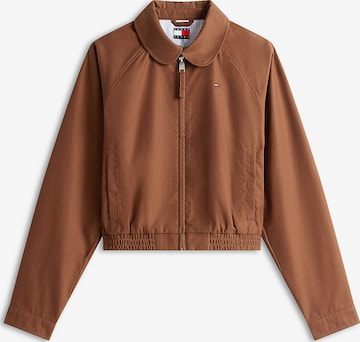 Tommy Jeans Tussenjas in Bruin: voorkant