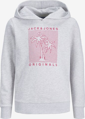 Jack & Jones Junior Sweatshirt in Grijs: voorkant