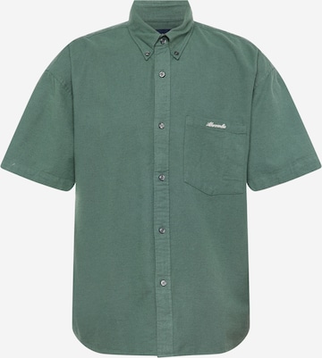 Abercrombie & Fitch Overhemd in Groen: voorkant
