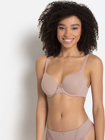 Reggiseno di s.Oliver in marrone: frontale